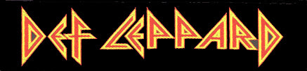 Def Leppard - Logo Superstripe - ca. 20x 5cm