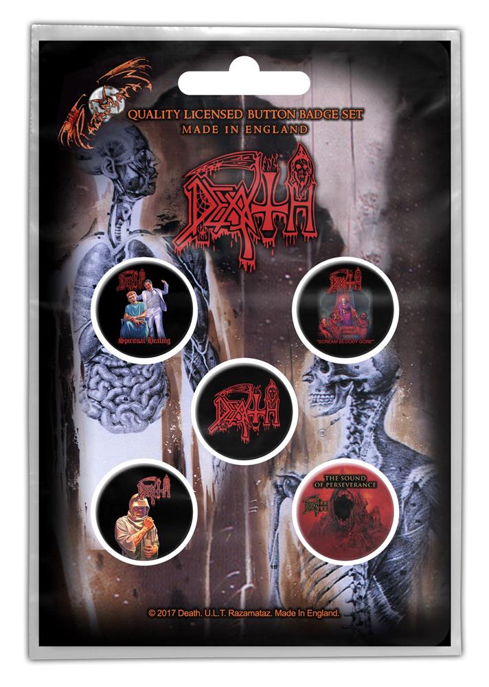 Death - Albums Button-Set