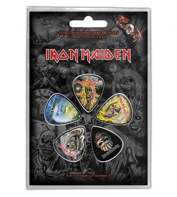 Iron Maiden - The Faces Of Eddie Plektrum Set