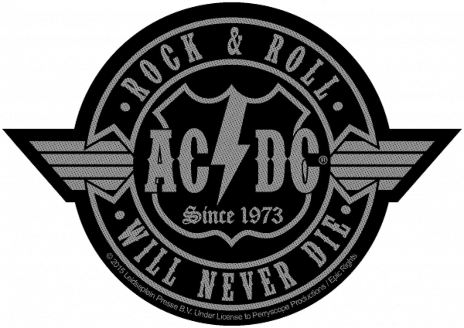 AC/DC - Rock N Roll Will Never Die Aufnäher