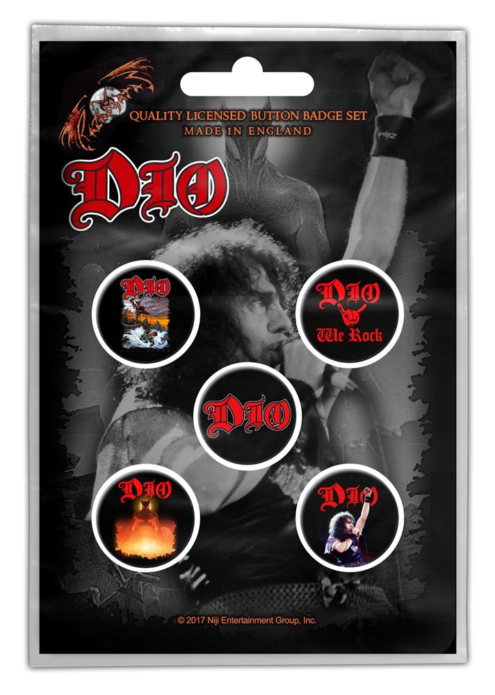 DIO - We Rock Button-Set