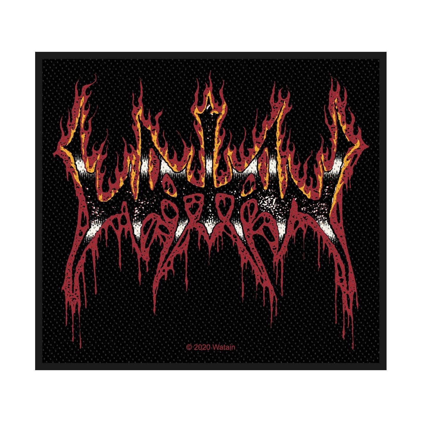 Watain - Flaming Logo Patch Aufnäher