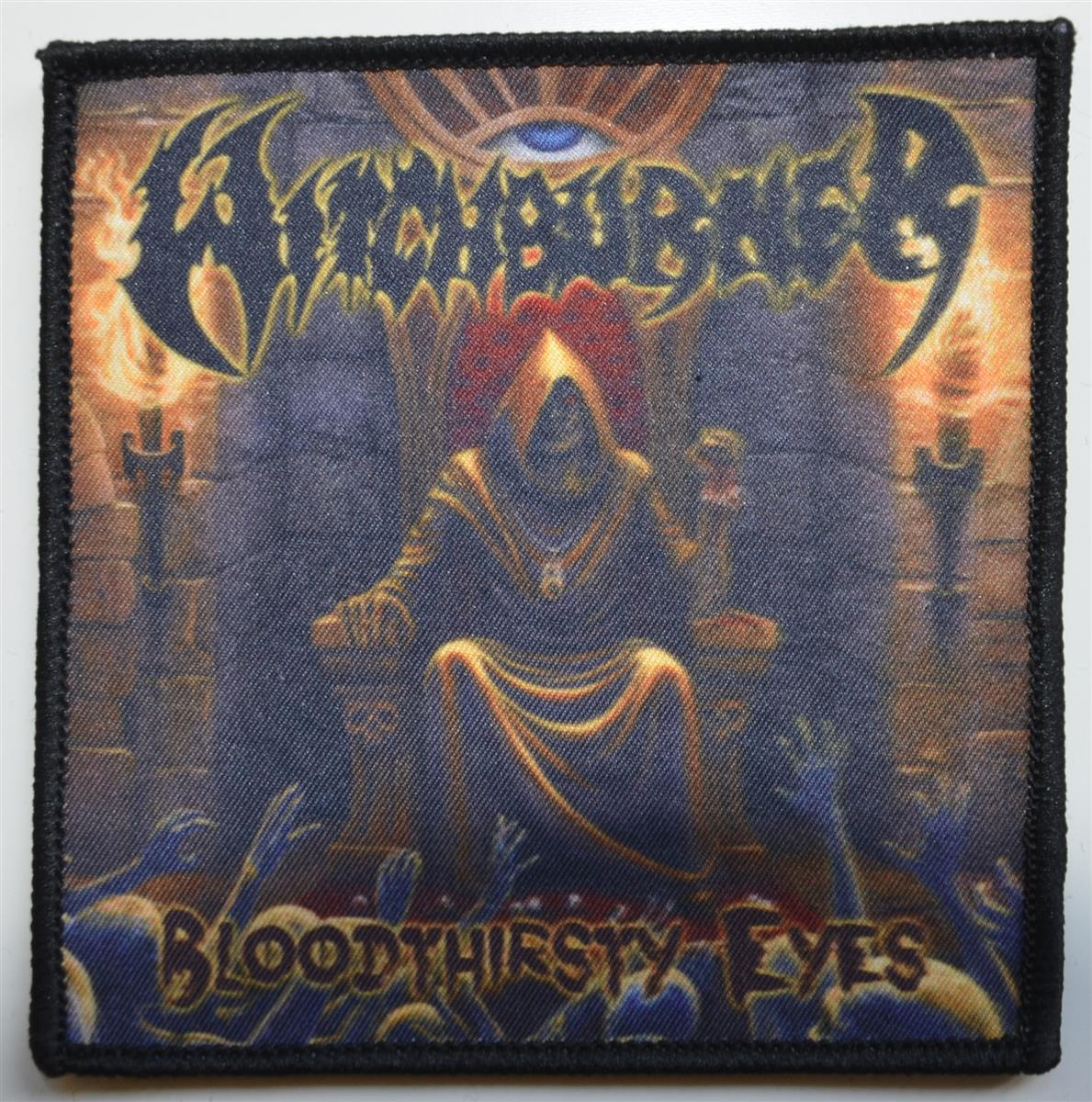 Witchburner - Bloodthirsty Eyes Aufnäher Patch ca. 9,5x 9,5cm