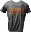 AC/DC - Logo Grey T-Shirt
