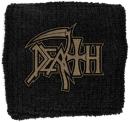Death - Logo Gold Schweissband