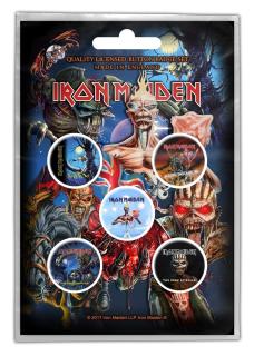 Iron Maiden - Later Albums Button-Set