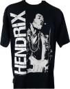 Jimi Hendrix - Logo/Portrait T-Shirt