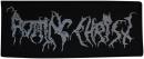 Rotting Christ - Silver Logo Patch Aufn&auml;her