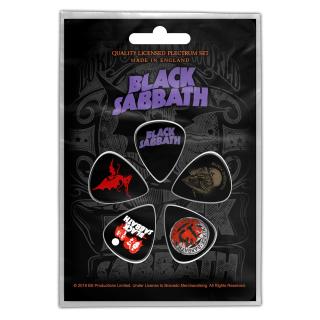 Black Sabbath - Purple Logo Plektrum Set