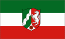 Länderflagge - Nordrhein-Westfahlen