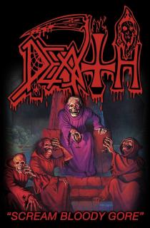Death - Scream Bloody Gore Premium Posterflagge