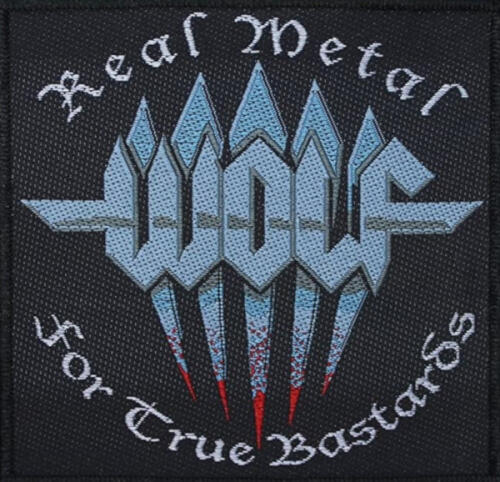 Wolf- Real Metal Bastards Patch Aufnäher
