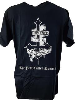Darkened Nocturn Slaughtercult - The Pest Called Humanity T-Shirt