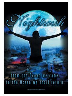 Nightwish - from the Ocean we came Flagge -
