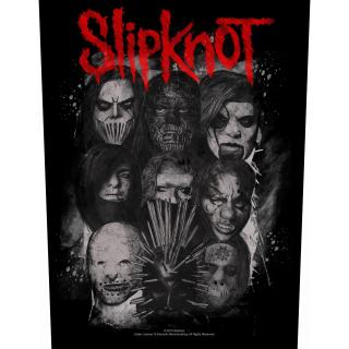 Slipknot - We Are Not Your Kinds Masks Backpatch Rückenaufnäher