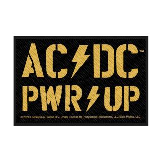 AC/DC - Pwr Up Yellow Logo Patch Aufnäher