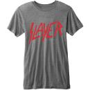 Slayer - Logo Burnout Vintage T-Shirt
