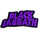 Black Sabbath - Wavy Logo Cut-Out Patch Aufn&auml;her