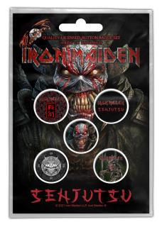 Iron Maiden - Senjutsu Button-Set