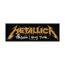 Metallica - Wherever I May Roam Logo Patch Aufn&auml;her