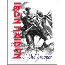 Iron Maiden - The Trooper s/w Aufkleber Sticker