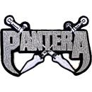 Pantera - Silver Swords Patch Aufnäher ca. 9x 6cm