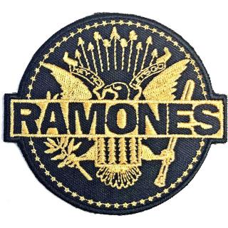 Ramones - Gold Seal Patch Aufnäher ca. 9x 8cm
