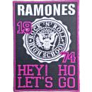 Ramones - High School Patch Aufnäher ca. 7x 10cm