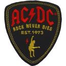 AC/DC - Plectrum Patch Aufnäher ca. 9x 8cm