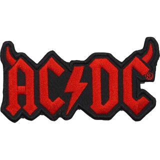 AC/DC - Horns Patch Aufnäher ca. 4,8x 9,5cm