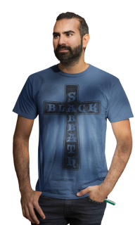 Black Sabbath - Vintage Cross Burn Out T-Shirt
