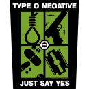 Type O Negative - Just Say Yes Backpatch...