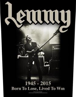 Mot&ouml;rhead - Lemmy - Lived To Win Backpatch