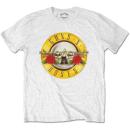 Guns And Roses - Classic Logo Weiß T-Shirt