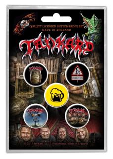 Tankard - One Foot In The Grave Button-Set