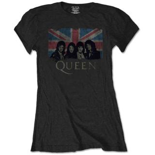 Queen - Union Jack Damen Shirt