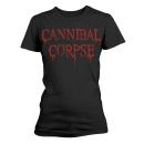 Cannibal Corpse - Dripping Logo Damen Shirt Gr. L