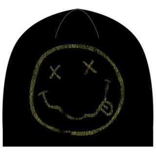 Nirvana - Smiley Distressed Beanie Mütze