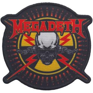 Megadeth - Bullets Cut-Out Patch Aufnäher ca. 9x 9cm