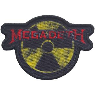 Megadeth - Hazard Logo Print Patch Aufnäher ca. 8x 5,6cm