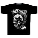 The Exploited - Vintage Skull Black T-Shirt