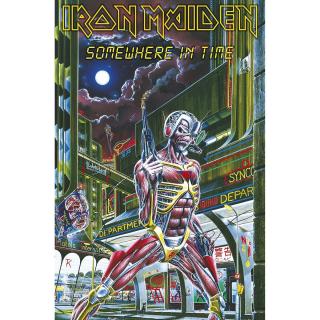 Iron Maiden - Somewhere In Time Premium Posterflagge