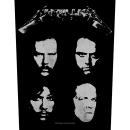 Metallica - Black Album Backpatch Rückenaufnäher