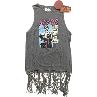 AC/DC - Dirty Deeds Done Dirt Cheap Vintage Tassel Shirt Gr. L