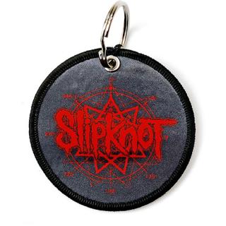 Slipknot - Logo & Nonagram Patch Schlüsselanhänger