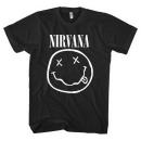 Nirvana - White Smiley T-Shirt