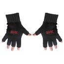 AC/DC - Classic Red Fingerlose Handschuhe