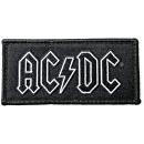 AC/DC - Logo White Patch Aufnäher