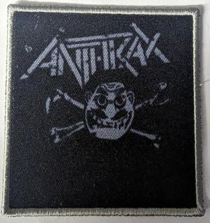 Anthrax - Cross Bones Patch Aufnäher ca. 8,6x 8,6cm