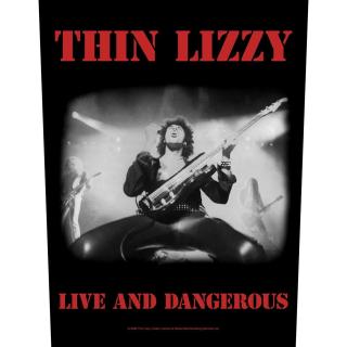 Thin Lizzy - Live And Dangerous Backpatch Rückenaufnäher